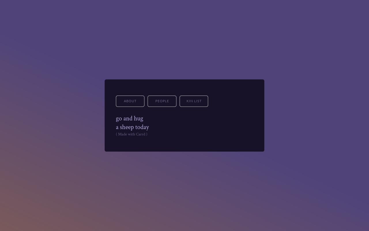 Carrd profile picture for @dozing